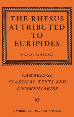 The Rhesus Attributed to Euripides book