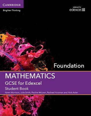 GCSE Mathematics for Edexcel Foundation Student Book book