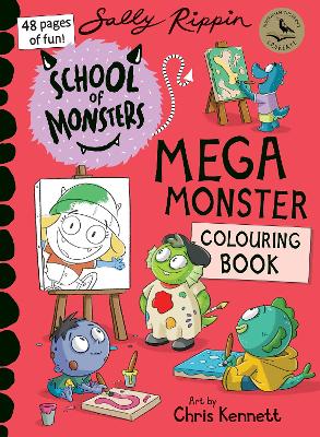 School of Monsters: Mega Monster Colouring Book book