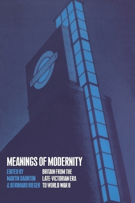 Meanings of Modernity book