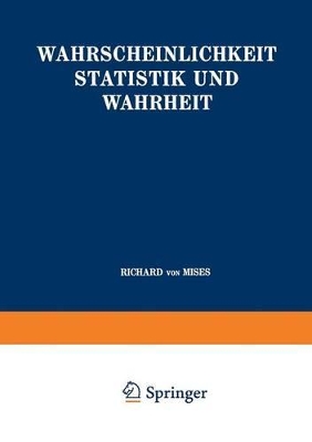 Wahrscheinlichkeit Statistik und Wahrheit book