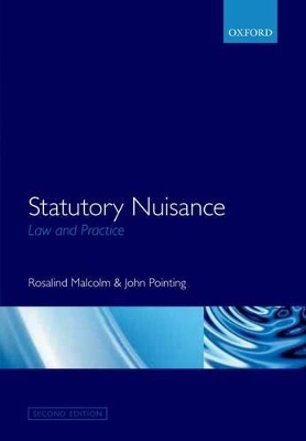 Statutory Nuisance: Law and Practice book