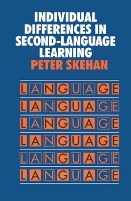 Individual Differences in Second-language Learning by Peter Skehan