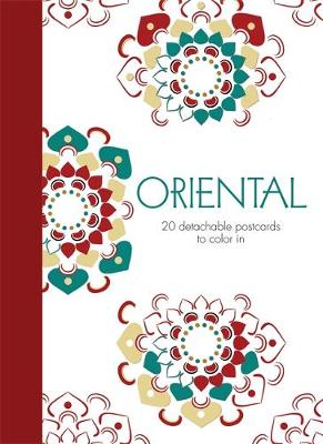 Oriental: 20 detachable postcards to colour in book