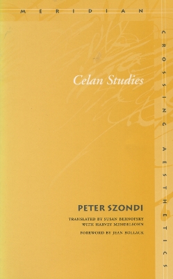 Celan Studies book