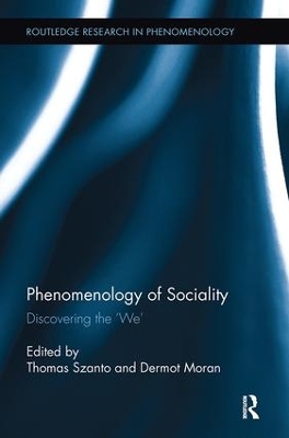 Phenomenology of Sociality by Thomas Szanto