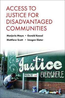Access to justice for disadvantaged communities book