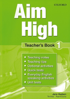 Aim High Level 1: Teacher's Book book