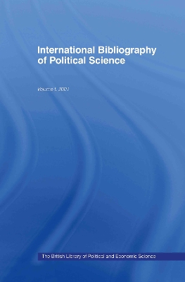 IBSS: Political Science by Compiled by the British Library of Political and Economic Science