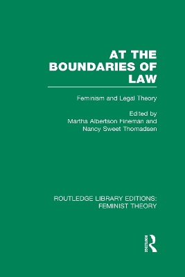 At the Boundaries of Law by Martha Albertson Fineman