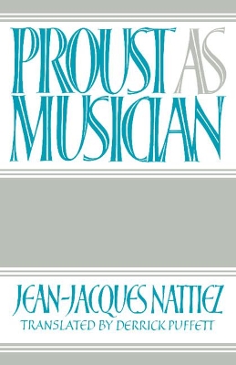Proust as Musician book