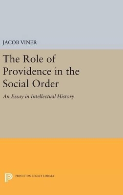 The Role of Providence in the Social Order by Jacob Viner