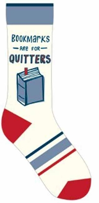 Bookmarks Are for Quitters Socks book
