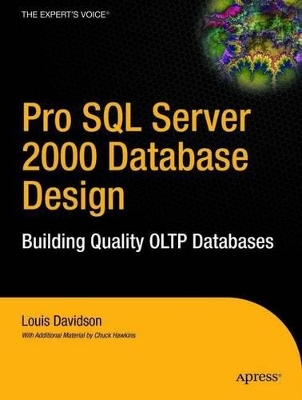 Pro SQL Server 2000 Database Design book