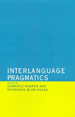 Interlanguage Pragmatics book