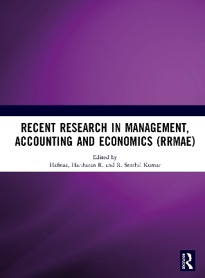 Recent Research in Management, Accounting and Economics (RRMAE) book