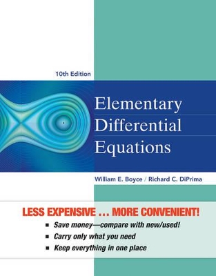 Elementary Differential Equations 10E Binder Ready Version + WileyPlus Registration Card by William E. Boyce