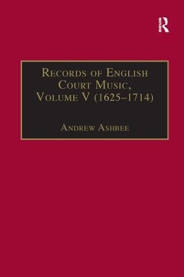 Records of English Court Music book