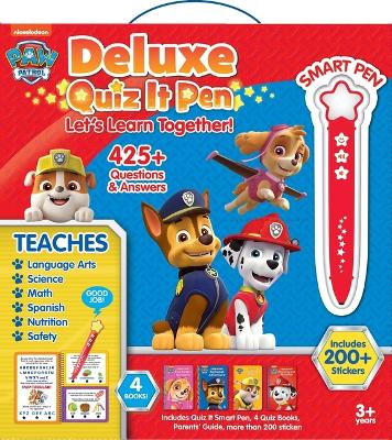Nickelodeon Paw Patrol: Deluxe Quiz It Pen Let's Learn Together Sound Book Set: Let's Learn Together! book