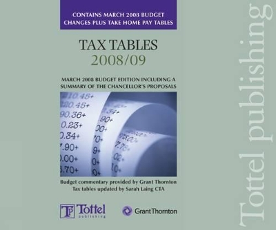 Tax Tables: 2008 book