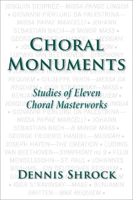 Choral Monuments book