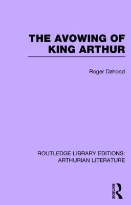 Avowing of King Arthur book