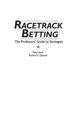 Racetrack Betting book
