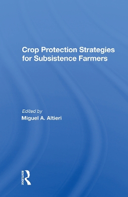 Crop Protection Strategies For Subsistence Farmers book