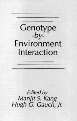 Genotype by Environment Interaction book