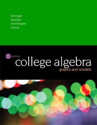 College Algebra book