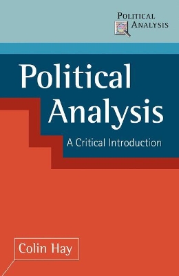 Political Analysis by Colin Hay