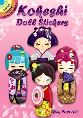 Kokeshi Doll Stickers book