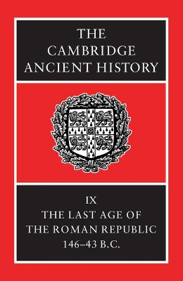 The Cambridge Ancient History book