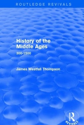 History of the Middle Ages book