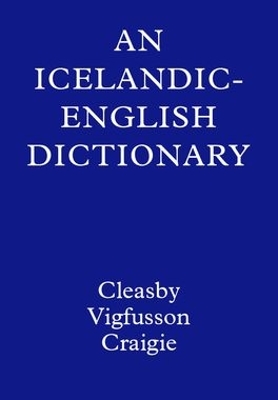 Icelandic-English Dictionary book