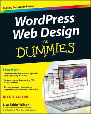 WordPress Web Design For Dummies book