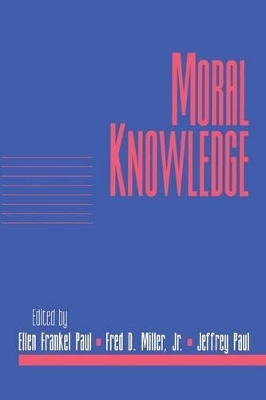 Moral Knowledge: Volume 18, Part 2 book