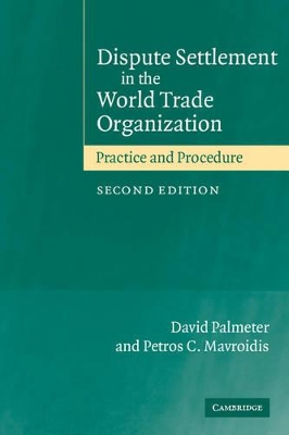 Dispute Settlement in the World Trade Organization book