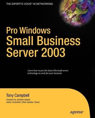 Pro Windows Small Business Server 2003 book