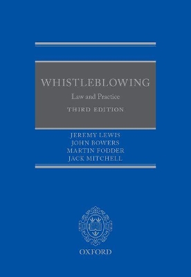 Whistleblowing: Law and Practice book