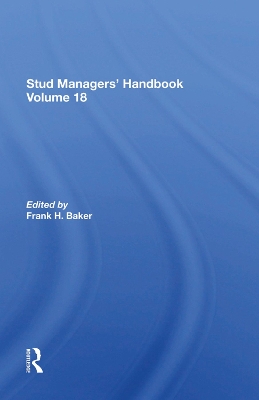 Stud Managers' Handbook, Vol. 18 book
