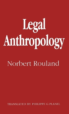 Legal Anthropology book