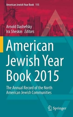 American Jewish Year Book 2015 by Arnold Dashefsky