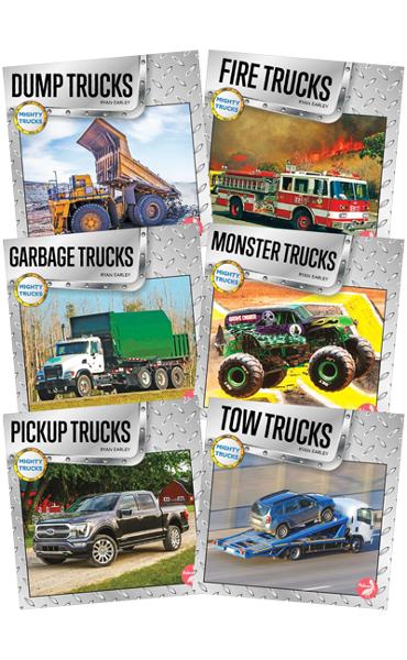 Mighty Trucks Set of 6 Books book