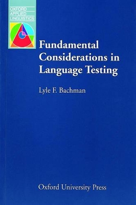 Fundamental Considerations in Language Testing book