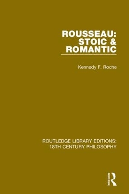 Rousseau: Stoic & Romantic book