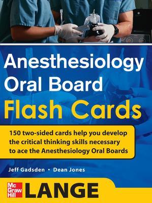 Anesthesiology Oral Board Flash Cards book
