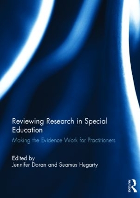 Reviewing Research in Special Education book