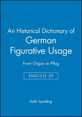Historical Dictionary of German Figurative Usage book