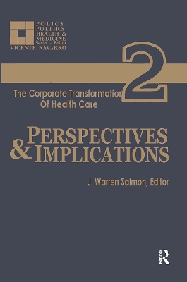 Corporate Transformation of Health Care book